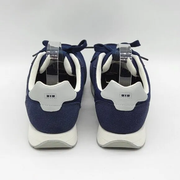 Nautica Outfall Mens Shoes Size 11 Navy Blue White Gray Casual Breathable