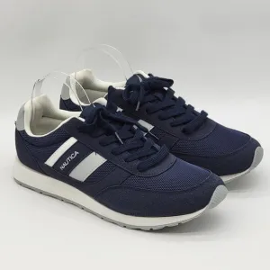 Nautica Outfall Mens Shoes Size 11 Navy Blue White Gray Casual Breathable