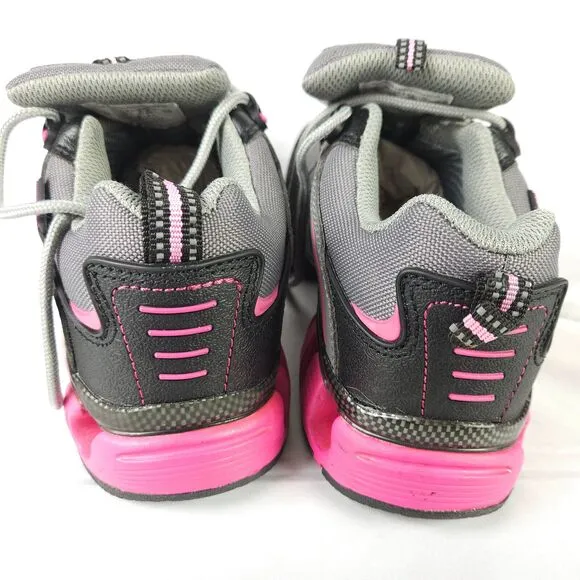 Nautilus Women's 7.5 Gray Pink Steel-Toe Waterproof Athletic Safety Work Shoes