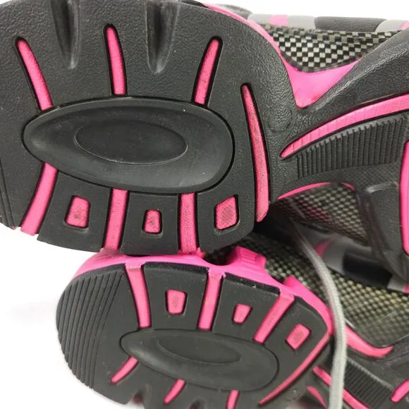 Nautilus Women's 7.5 Gray Pink Steel-Toe Waterproof Athletic Safety Work Shoes