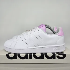 New adidas Advantage 'White Bliss Lilac' Women's Shoes Size 10