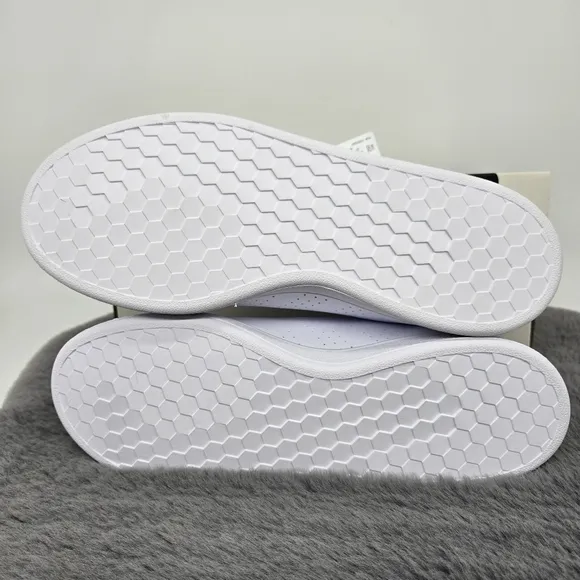 New adidas Advantage 'White Bliss Lilac' Women's Shoes Size 10