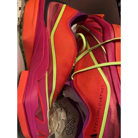NEW Adidas aSMC Earthlight 2.0 Stella McCartney Orange Shock SZ 9