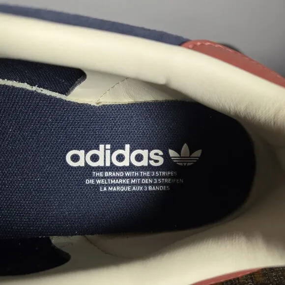 NEW Adidas Gazelle Indoor Mens Size 10.5 Low Top Shoes Sneaker Suede Blue JH5404