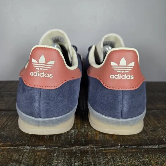 NEW Adidas Gazelle Indoor Mens Size 10.5 Low Top Shoes Sneaker Suede Blue JH5404