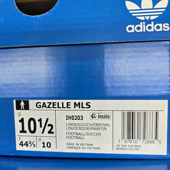 New Adidas LAFC Los Angeles FC MLS Gazelle Men's Shoes Size 10.5