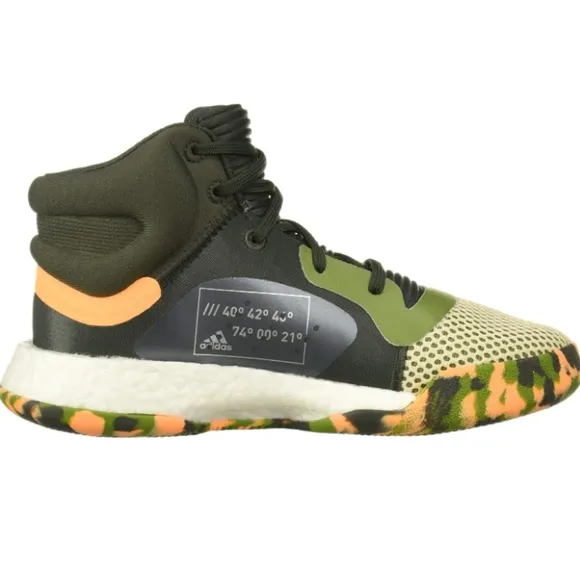 New Adidas Marquee Boost Basketball boys Shoes  Size 5.5  Camo High Top