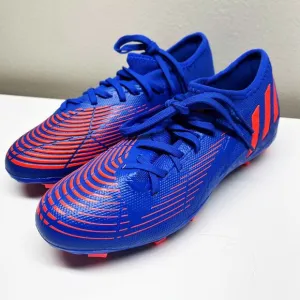 NEW Adidas Mens Predator Edge .3 FG Blue Edge Soccer Cleats Shoes Sz 5.5
