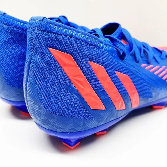 NEW Adidas Predator Edge .2 FG Blue Soccer Football Cleats Shoes Mens Size 11.5
