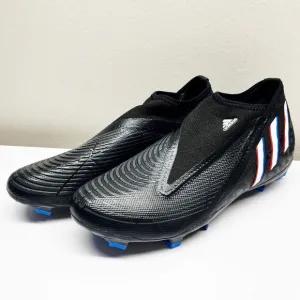 NEW Adidas Predator Edge .3 Laceless FG Soccer Cleats Black Shoes Mens Sz 6.5