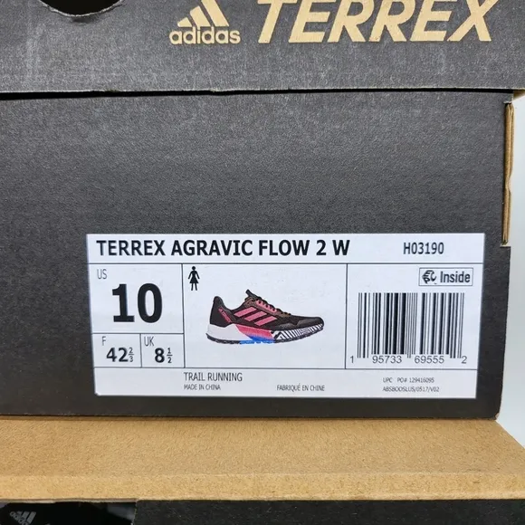 New adidas Terrex Agravic Flow 2 Women's Trail Running Shoes Size 10