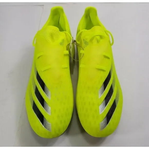 New Adidas X Ghosted.2 FG Firm Ground Soccer Cleats Shoes FW6958 Yellow Men 11.5
