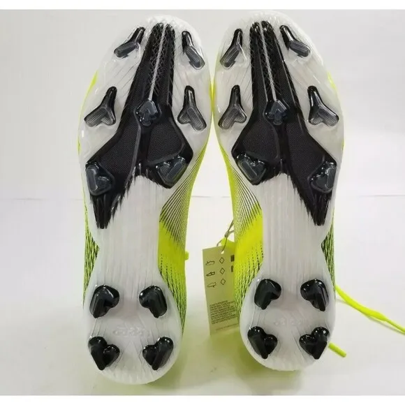 New Adidas X Ghosted.2 FG Firm Ground Soccer Cleats Shoes FW6958 Yellow Men 11.5
