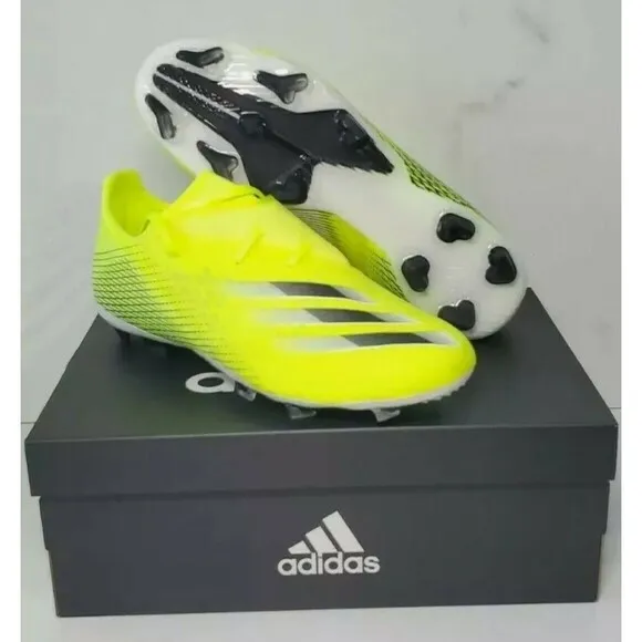 New Adidas X Ghosted.2 FG Firm Ground Soccer Cleats Shoes FW6958 Yellow Men 11.5