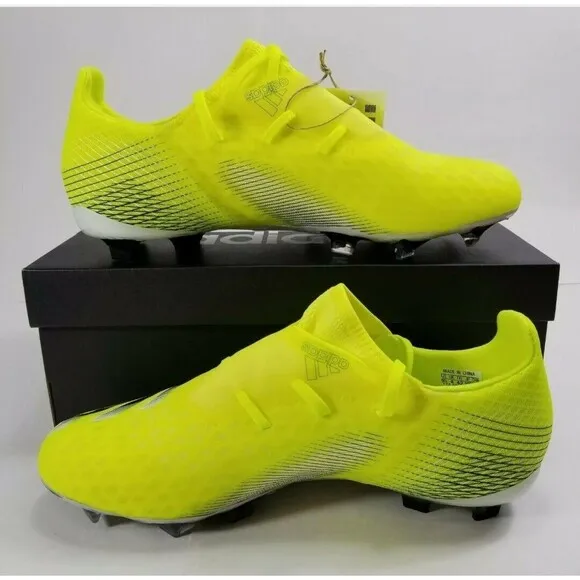 New Adidas X Ghosted.2 FG Firm Ground Soccer Cleats Shoes FW6958 Yellow Men 11.5