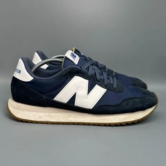 New Balance 237 Men's 12 Blue White Running Athletic Sneakers Lace Up Low Top