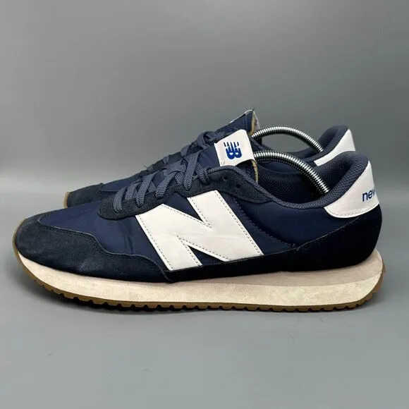 New Balance 237 Men's 12 Blue White Running Athletic Sneakers Lace Up Low Top