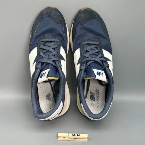 New Balance 237 Men's 12 Blue White Running Athletic Sneakers Lace Up Low Top
