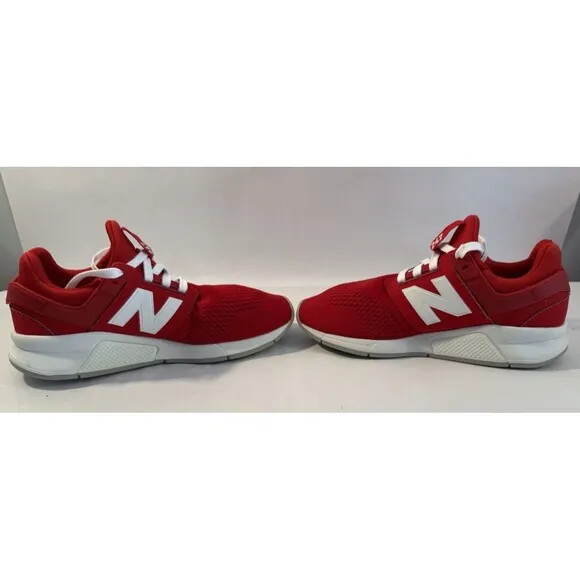 New Balance 247 Rev Lite Shoes 6.5 Red Low Top Sneakers.
