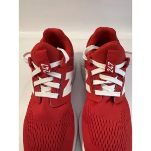 New Balance 247 Rev Lite Shoes 6.5 Red Low Top Sneakers.