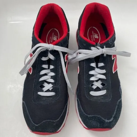 NEW BALANCE 515 Classic Low Top Black/Red Sneakers Running Shoes 11.5