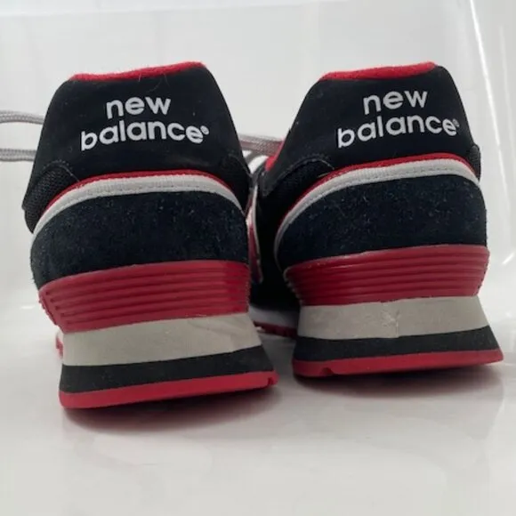 NEW BALANCE 515 Classic Low Top Black/Red Sneakers Running Shoes 11.5
