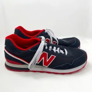 NEW BALANCE 515 Classic Low Top Black/Red Sneakers Running Shoes 11.5