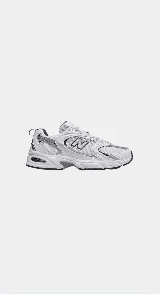 NEW BALANCE 530 Retro Running Shoes - White w/ Natural Indigo