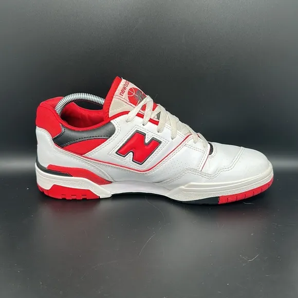 New Balance 550 Red White Basketball Shoes BB550SE1 Men's Size 11D