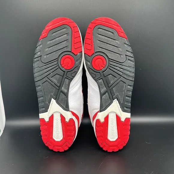 New Balance 550 Red White Basketball Shoes BB550SE1 Men's Size 11D