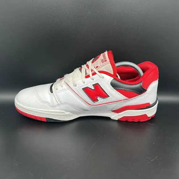 New Balance 550 Red White Basketball Shoes BB550SE1 Men's Size 11D