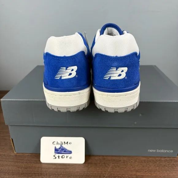 New Balance 550 Suede Pack Team Royal Blue Low Top Shoes Men’s Size