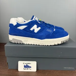 New Balance 550 Suede Pack Team Royal Blue Low Top Shoes Men’s Size