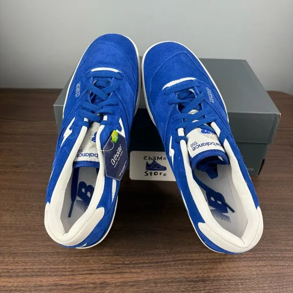 New Balance 550 Suede Pack Team Royal Blue Low Top Shoes Men’s Size