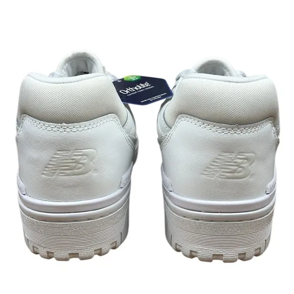 New Balance 550 Triple White BB550WWW Low Top Sneakers Ortholite NWT