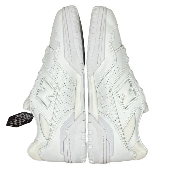 New Balance 550 Triple White BB550WWW Low Top Sneakers Ortholite NWT