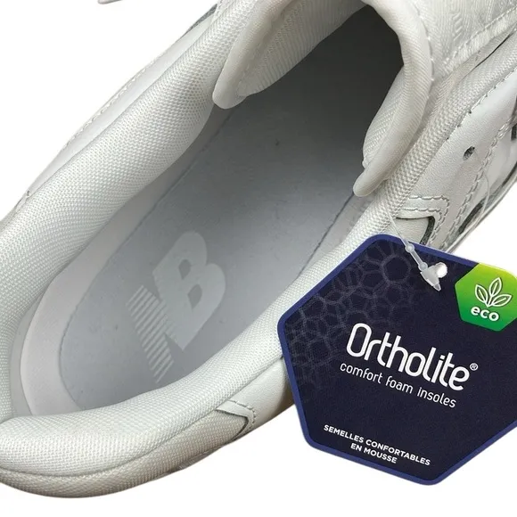 New Balance 550 Triple White BB550WWW Low Top Sneakers Ortholite NWT