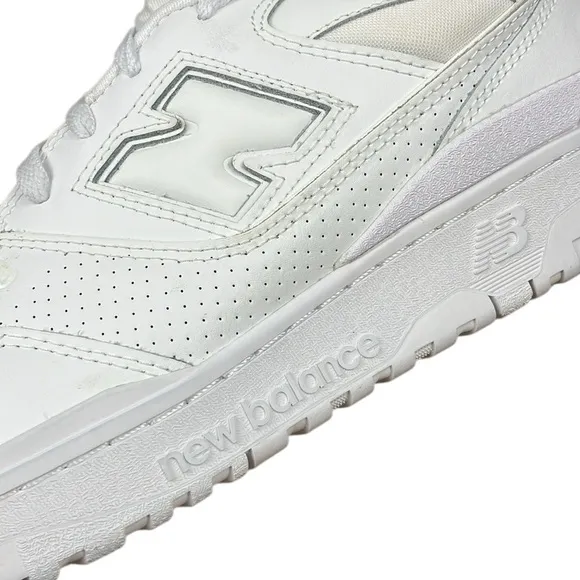 New Balance 550 Triple White BB550WWW Low Top Sneakers Ortholite NWT