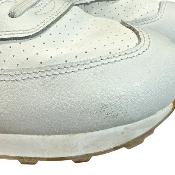 New Balance 574 Men's White and Green Sneakers