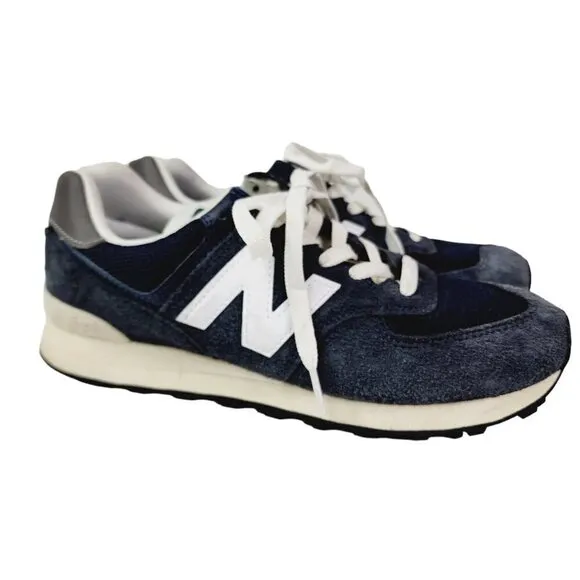 New Balance 574 Premium OG Pack Navy U574RH2 Men's Shoes Sneakers Sz 9.5