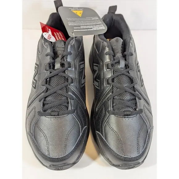 New Balance 608 Black Mens 10.5 Casual Comfort Training Sneaker Shoes MX608V5