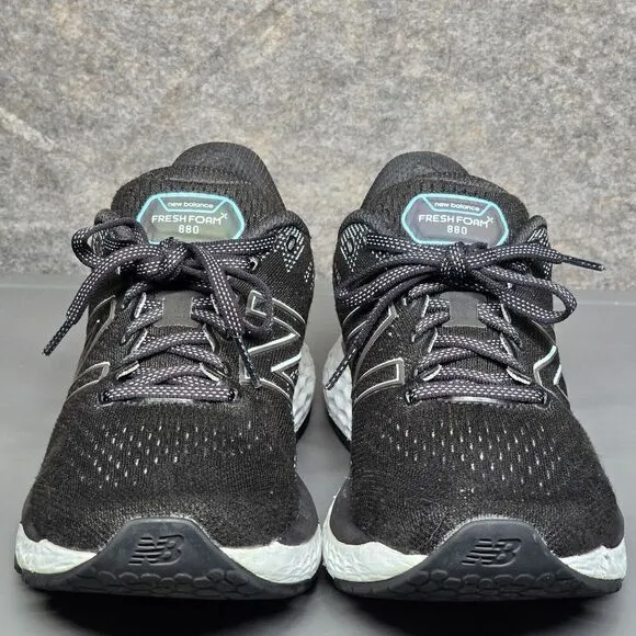 New Balance 880V11‎ Womens 9.5 Running Shoes Black Low Top Lace Up W880E11