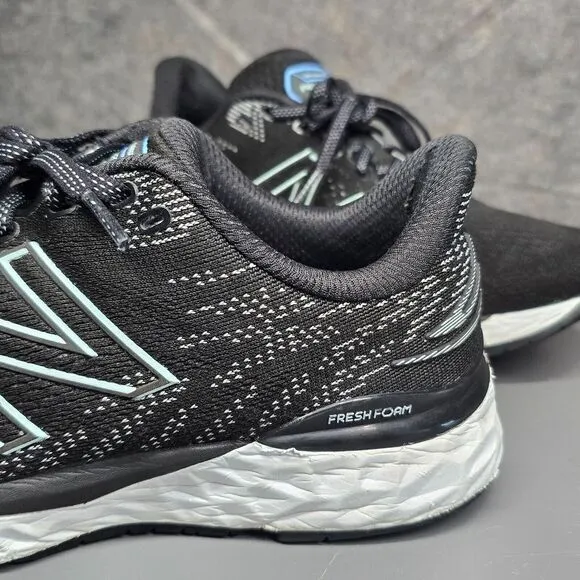 New Balance 880V11‎ Womens 9.5 Running Shoes Black Low Top Lace Up W880E11