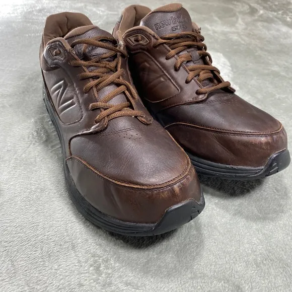 New Balance 928v2 Brown Leather Walking Shoes Men's 13 2E Wide Motion Control
