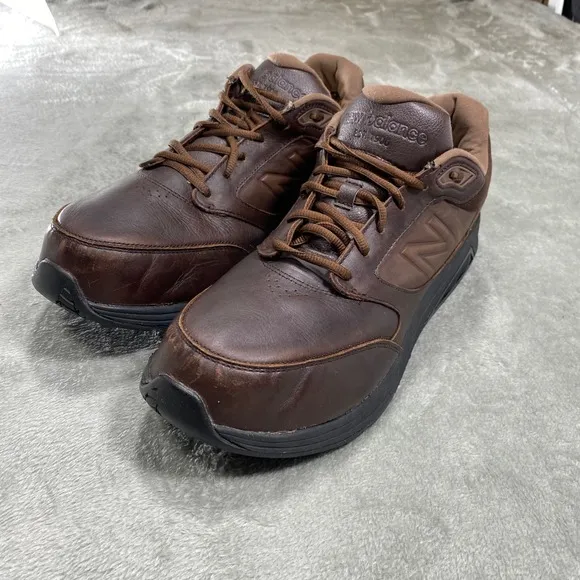 New Balance 928v2 Brown Leather Walking Shoes Men's 13 2E Wide Motion Control