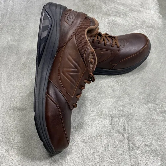 New Balance 928v2 Brown Leather Walking Shoes Men's 13 2E Wide Motion Control