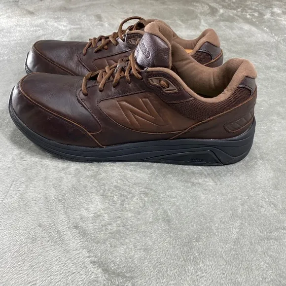 New Balance 928v2 Brown Leather Walking Shoes Men's 13 2E Wide Motion Control