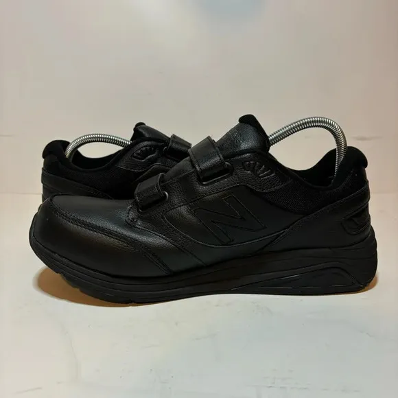 New Balance 928v3 Hook Loop Leather Sneakers Mens Size 11 4E Comfort Shoes Black