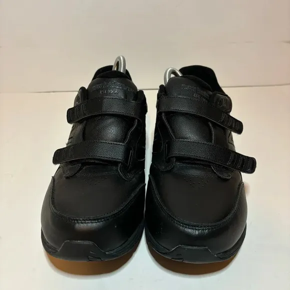 New Balance 928v3 Hook Loop Leather Sneakers Mens Size 11 4E Comfort Shoes Black