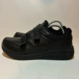 New Balance 928v3 Hook Loop Leather Sneakers Mens Size 11 4E Comfort Shoes Black
